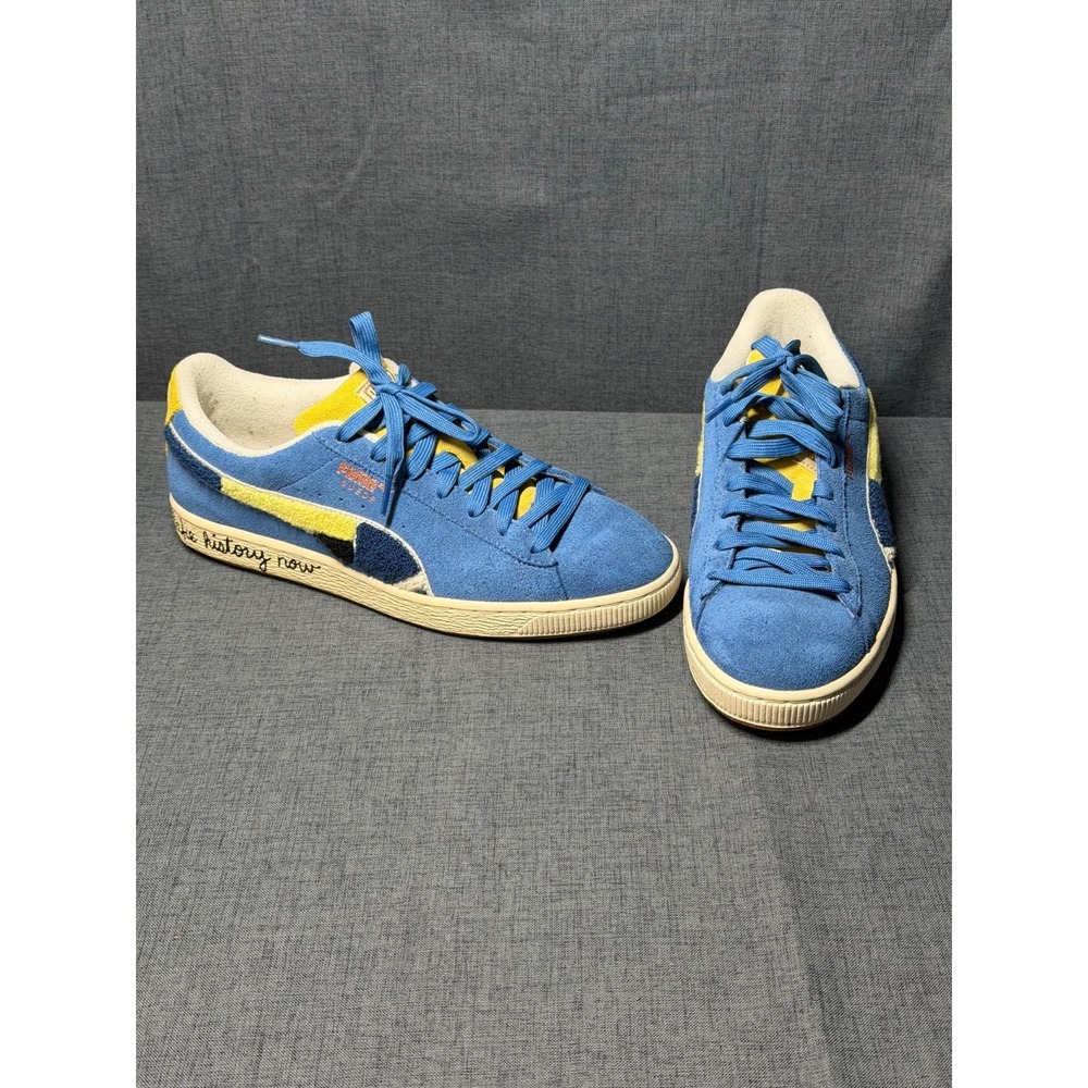 Puma Suede Black Fives Star Sapphire Limited Edition 381957-01 Size 9.5
